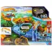 Hot Wheels Racer Rennset: Jurassic World Wiedergeburt-Spielset – Mattel