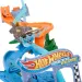Hot Wheels Racer Rennset: Jurassic World Wiedergeburt-Spielset – Mattel