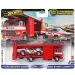 Hot Wheels: Second Story Lorry Premium Autotransporter und 73 Plymouth Duster Modellauto 1/64 – Mattel