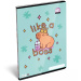 ICO: LizzySuli Lollipop kariertes Heft A4 mit Capybara-Motiv 27-32