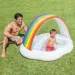 Intex: Aufblasbares Babybecken Regenbogenwolke 142x119x84cm