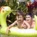 Intex: Dino-Spritzendes aufblasbares Babybecken 119x109x66cm