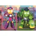 Iron Mans fantastische Freunde 2x20 Teile Supercolor Puzzle – Clementoni