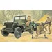 Italeri 1/35 Willys MB Militär-Jeep mit Anhänger Fahrzeugmodellbausatz