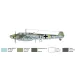 Italeri 1/72 Bf 110 C Zerstörer Jagdflugzeugmodell