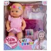 Jenny: Puppe, die Pipi macht, mit abwaschbarem Textilstift-Set und bemalbarem Kleid in zwei Varianten.