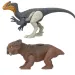 Jurassic World: Danger Pack Guanlong vs. Lystrosaurus Dinosaurier-Figurenset - Mattel