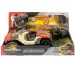 Jurassic World: Wiedergeburt Kampf-Fahrzeug-Set mit Abschussvorrichtung und Velociraptor – Mattel