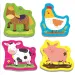 Kleine Tiere auf dem Bauernhof Baby-Puzzle-Set - Trefl