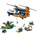 LEGO® City: Dschungel-Forschungshelikopter an der Basis (60437)