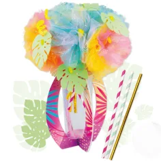 LENA: Kreativset zum Basteln eines glitzernden Blumenstraußes Bild 2