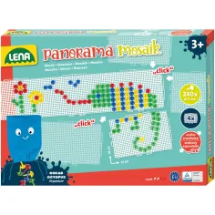 LENA: Panorama Mosaik XL Set mit transparenten Mosaiksteckern, 15 mm, 240 Stück Bild 1