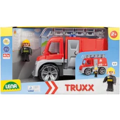 LENA: Truxx Feuerwehrauto mit Leiter im Karton, 31 cm Bild 1