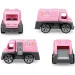 LENA: Truxx Rosa Pferdetransporter mit Pferd und Figur