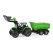 LENA: Worxx Deutz-Fahr Agrotron 7250 TTV Traktor mit Anhänger im Karton 74 cm