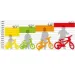 Little Heart rosa-weiße Kinderfahrrad in Größe 16 - Dino Bikes Fahrrad