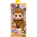 Little Live Pets: Mini Maki Pepi Peach interaktives cremefarbenes Äffchen Bild 1