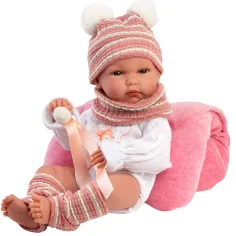 Llorens: Bimba 35 cm große Neugeborenenpuppe mit weichem Kissen Bild 3