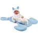 Llorens: Bimba 35 cm große Puppe mit blauem Hasenschlafsack