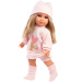 Llorens: Elena, 35 cm große Puppe mit rosa Mütze.