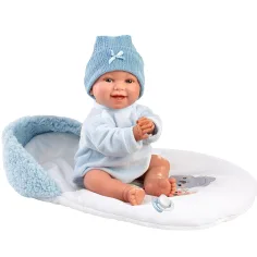 Llorens: Liam, 38 cm große weinende Baby-Puppe mit Schlafsack Bild 2