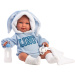 Llorens: Lino, 45 cm große, weinende Babypuppe in Baby-Kleidung mit Hasenohren