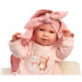 Llorens: Mimi, 42 cm große weinende Puppe mit Kissen und Decke