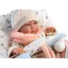 Llorens: Mimi 42 cm große weinende Puppe mit Ohrenmütze und Kissen