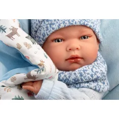 Llorens: Nico, 40 cm große Neugeborenenpuppe mit Schlafsack Bild 4