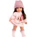 Llorens: Sara, 35 cm große Puppe mit rosa gestrickter Mütze