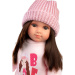 Llorens: Sara, 35 cm große Puppe mit rosa gestrickter Mütze