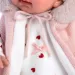 Llorens: Tina 44cm weinende Puppe in rosa Kapuzenweste
