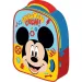 Luna: 3D-Kindergartenrucksack mit Micky-Maus-Muster, 26x10x32 cm