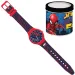 Luna: Analoge Armbanduhr mit Spider-Man-Motiv in einer Metall-Geschenkbox.