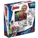 Luna: Avengers 2-in-1 100-teiliges ausmalbares Puzzle