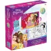 Luna: Disney Prinzessinnen 2-in-1 ausmalbares Puzzle mit 100 Teilen