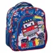 Luna: Must Team Monster Truck gemusterter, abgerundeter Kindergartenrucksack mit 2 Fächern, 27x10x31 cm