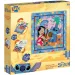 Luna: Stitch Hawaii Stimmung, 64-teiliges Puzzle mit Rahmen zum Ausmalen
