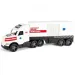 Magic Truck: Rettungswagen mit fluoreszierenden Lampen 81cm - Wader
