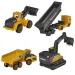 Majorette - Volvo Edition Baumaschinen 4er-Set - Simba Toys