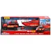 Majorette: Land Rover Feuerwehrauto mit Boot, Licht- und Soundeffekten, 33cm - Simba Toys
