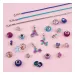 Make it real! Kristall Medaillon Armband Bastelset klar blau