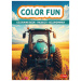 Malbuch für Traktoren und landwirtschaftliche Maschinen – Trefl