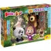 Mascha und der Bär Freunde 24-teiliges Puzzle 50x35cm - Lisciani