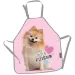 Mein kleiner Freund – süßer Pomeranian Hund Malerschürze