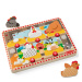 Melissa &amp; Doug Push to Pop Puzzle – Fröhliche Hühner, hölzernes Lernpuzzle - Spin Master