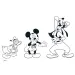 Mickey Maus kreatives Malbuch mit Schablone und Aufklebern in mehreren Varianten