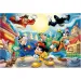 Micky Maus – Der Detektiv 2-in-1 Puzzle mit 108 Teilen und Malbuch 50x35cm – Lisciani