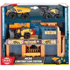 Micro-Baustelle mit 3 Baumaschinen - Dickie Toys Bild 1