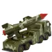 Militärische Kraft: Militärischer Tarnmuster-LKW mit Rakete 16cm